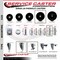 Service Caster 5 Inch Phenolic Wheel Swivel 58 Inch Threaded Stem Caster with Brake SCC SCC-TS20S514-PHR-TLB-58212 - alternate 4